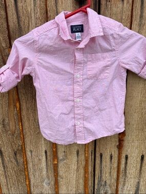 The Children's Place Light Pink Button-Down Shirt